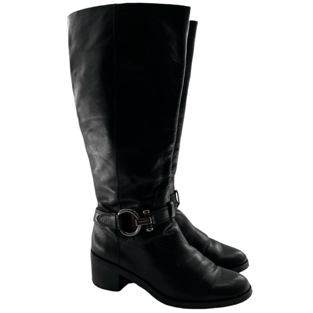 COACH Carolina Knee-High Black Boots - 8.5 Extended